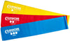 Set of Three 5 feet long by 4 inches wide Flat Resistance Bands, Perfect for Yoga / Pilates / Physical Therapy