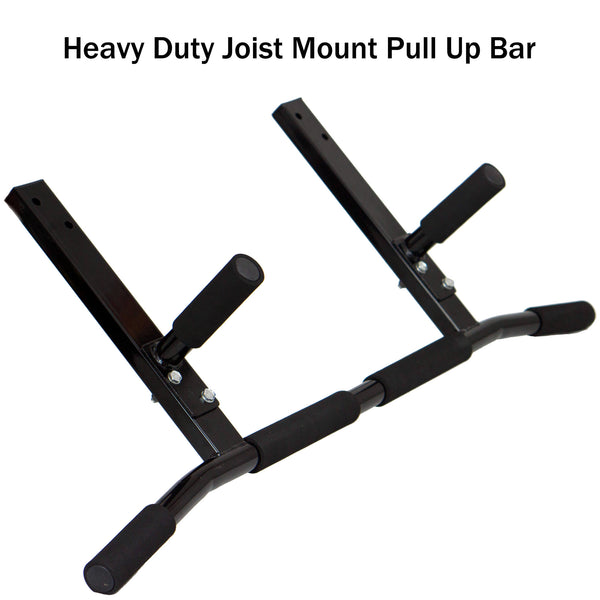 ICA Joist Mount Pull Up Bar - This Heavy Duty Joist Mount Pull Up Bar Has Four Mounting Bolts Offering Superior Strength and More Secure Mounting
